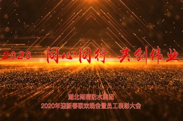 湖北雨晴防水集团2020年迎新春联欢晚会_1