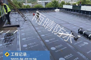 湖北省宜昌市国贸大厦溜冰场防水施工