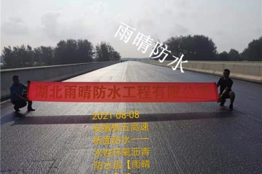 安徽蚌五高速桥面防水项目